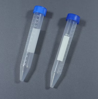 15mL Screw Cap Polypropylene Microcentrifuge Tube (Sterile Options)